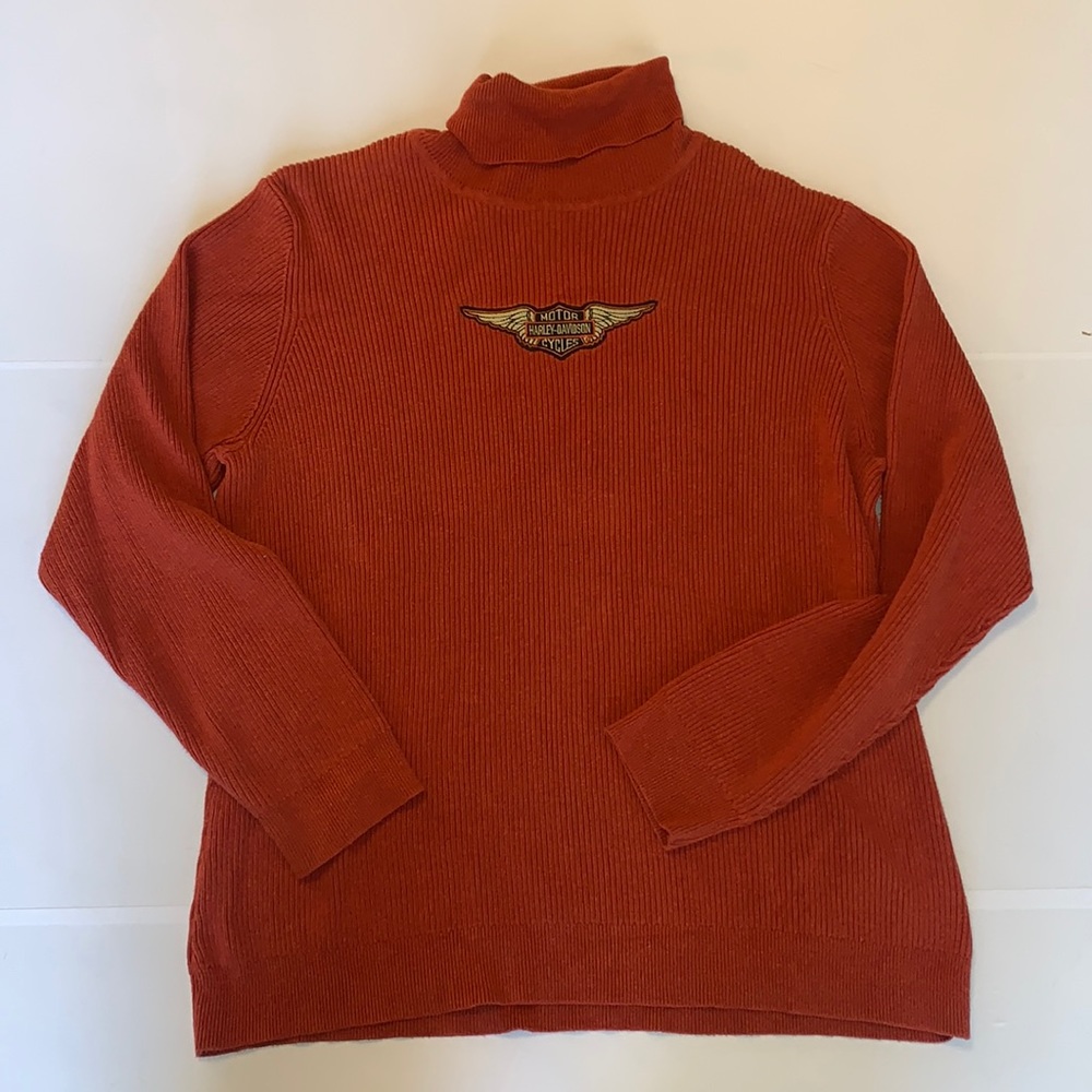 BEAUTIFUL Harley Davidson Sweater Rust color Women's 2W